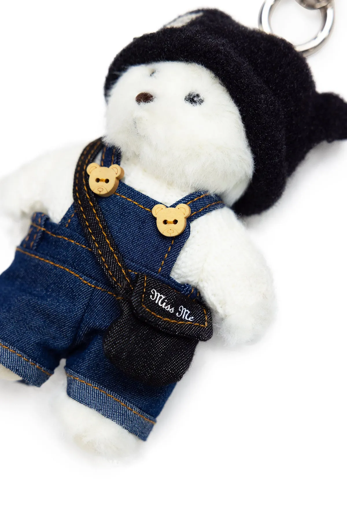 Denim Bear Keychain sold by Miss Me product image thumbnail 3