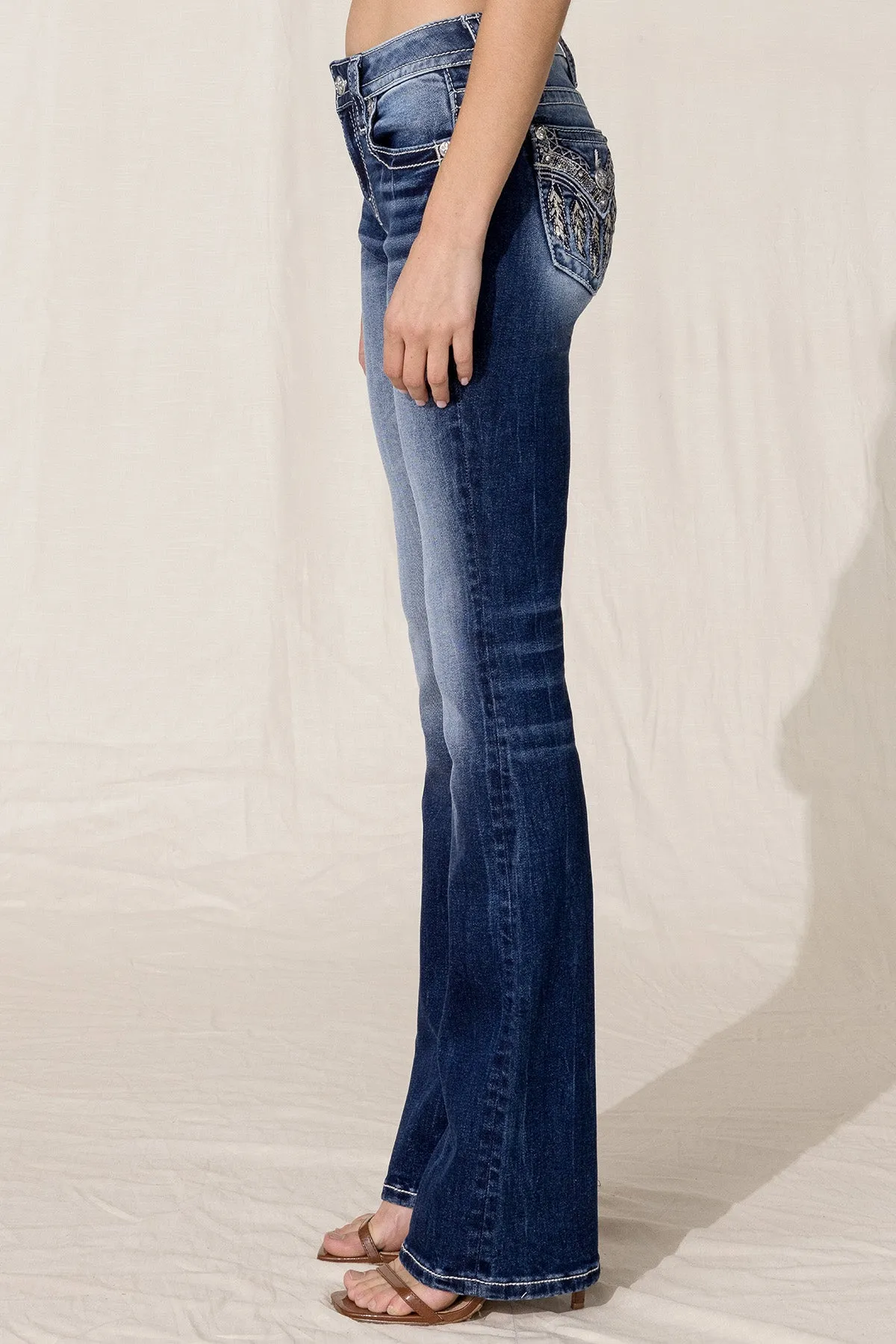 Feather Freedom Bootcut Jeans sold by Miss Me product image thumbnail 5