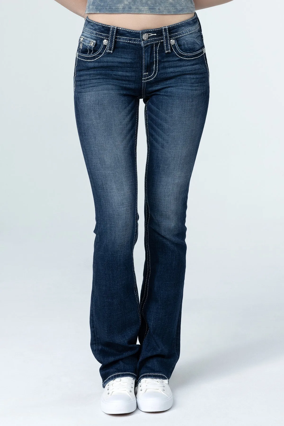Of a Feather Bootcut Jeans sold by Miss Me product image thumbnail 2
