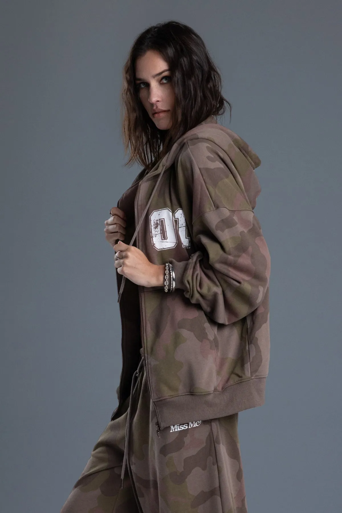 Keira Camo Jacket sold by Miss Me product image thumbnail 3