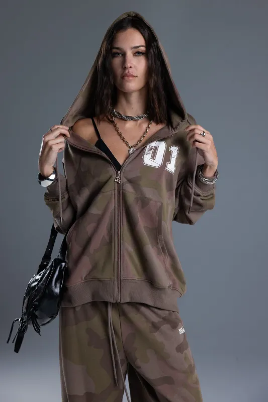 Keira Camo Jacket sold by Miss Me