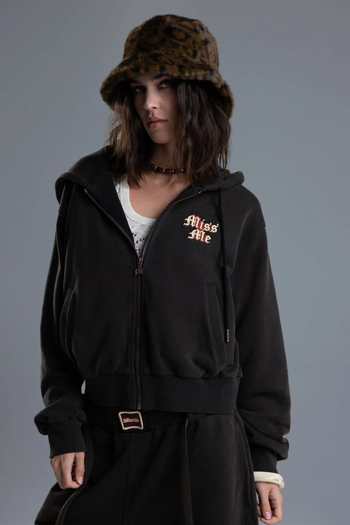 Jovie Hoodie Jacket sold by Miss Me