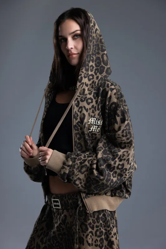 Rami Leopard Hoodie sold by Miss Me
