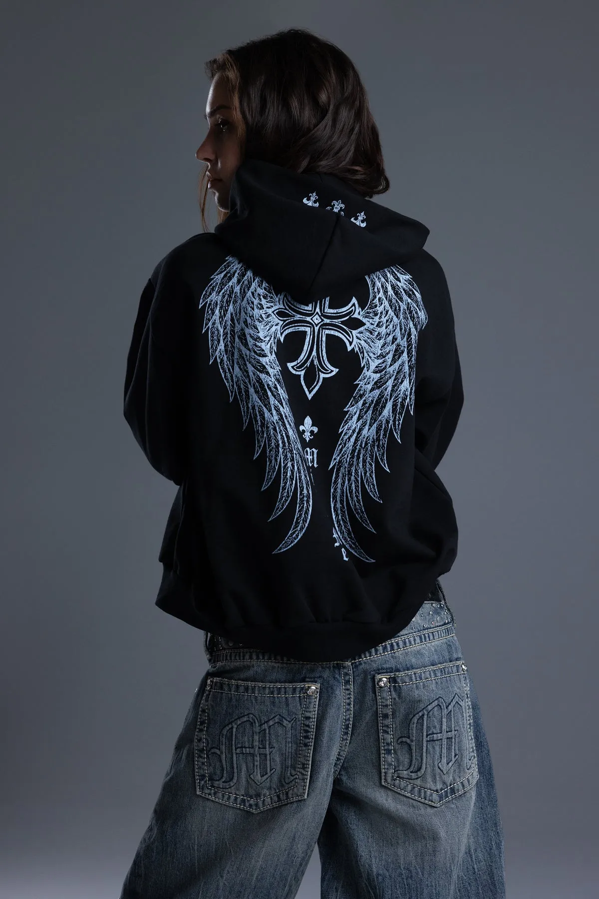 Virex Cross Wing Jacket sold by Miss Me product image thumbnail 4