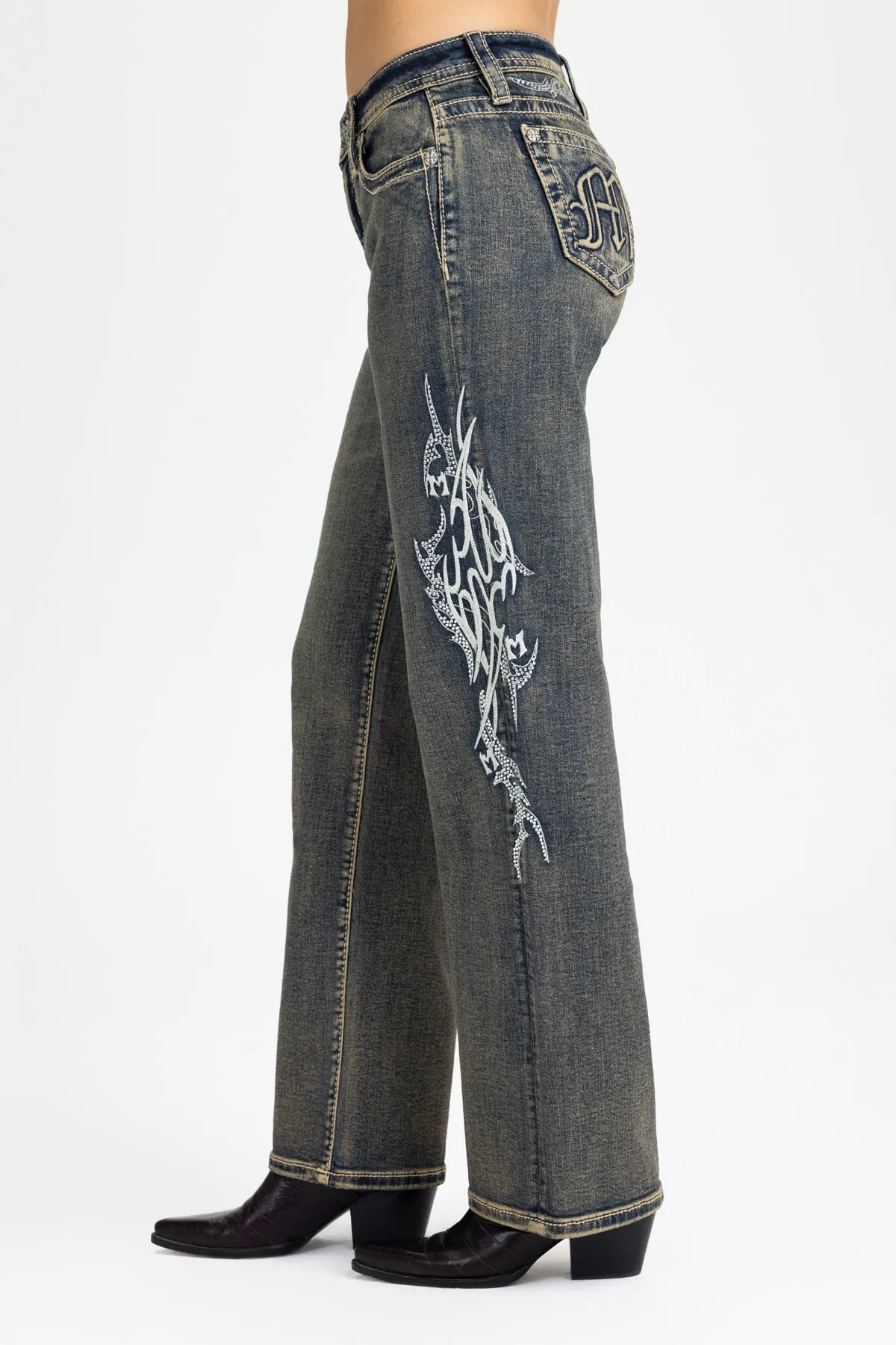 Aubrey Slim Wide sold by Miss Me product image thumbnail 3