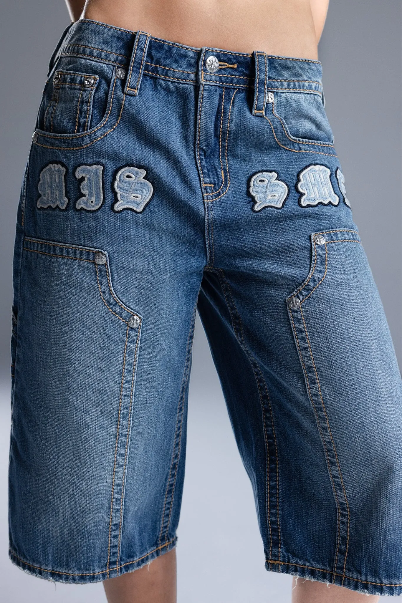 Kaitlyn Baggy Utility Jorts sold by Miss Me product image thumbnail 3