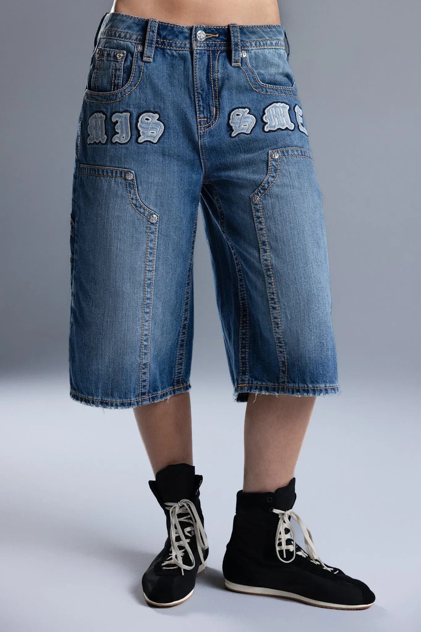 Kaitlyn Baggy Utility Jorts sold by Miss Me product image thumbnail 2