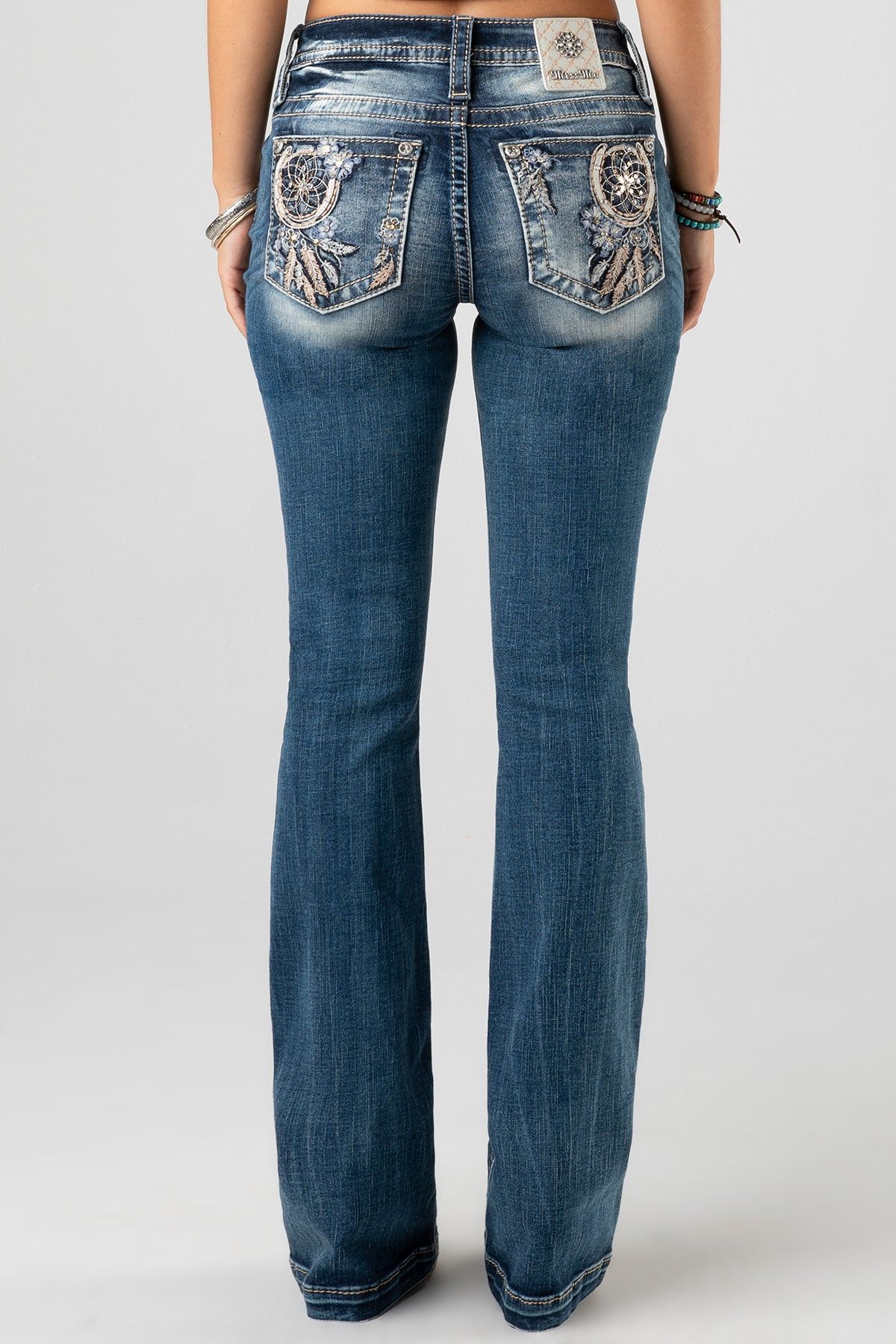 Tropical Dream Bootcut Jeans sold by Miss Me
