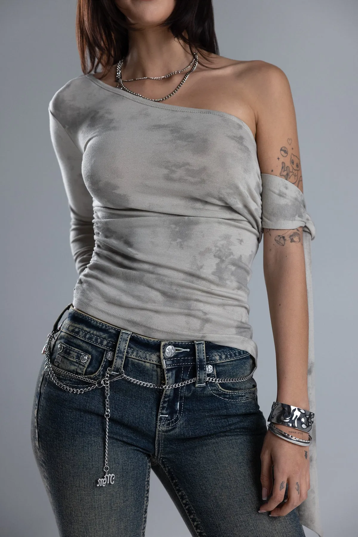 Maive One Shoulder Top sold by Miss Me product image thumbnail 2