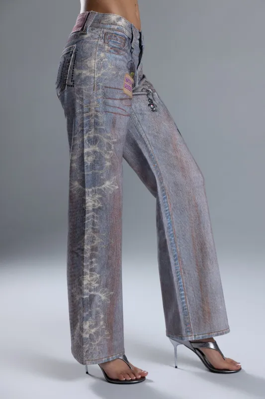 Mara Graphic Slim Wide sold by Miss Me