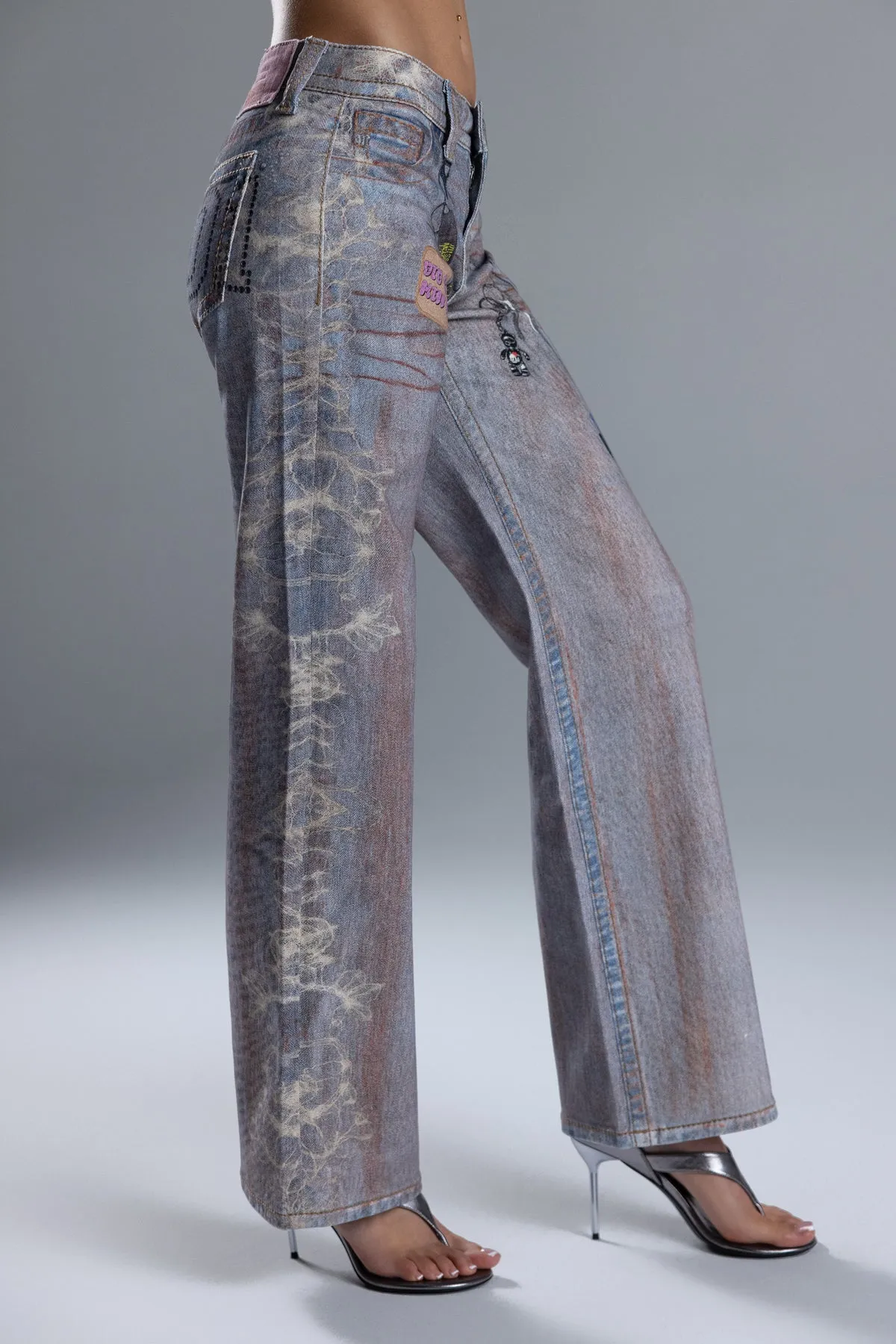 Mara Graphic Slim Wide sold by Miss Me