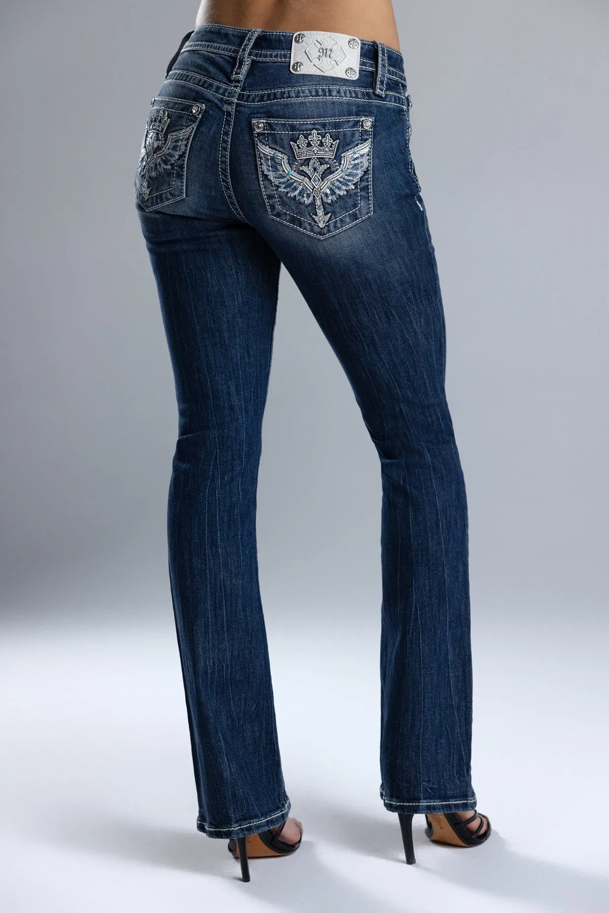 Bearritz Wing Bootcut Jeans sold by Miss Me product image thumbnail 2