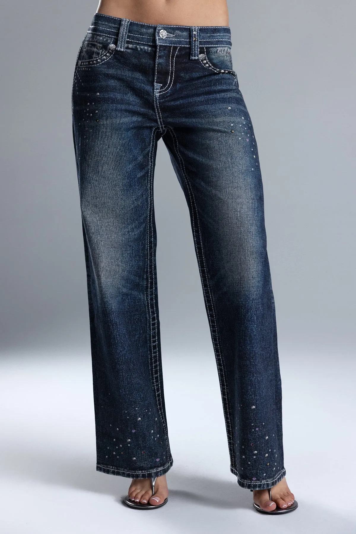 Breya Graphic Slim Wide sold by Miss Me product image thumbnail 3