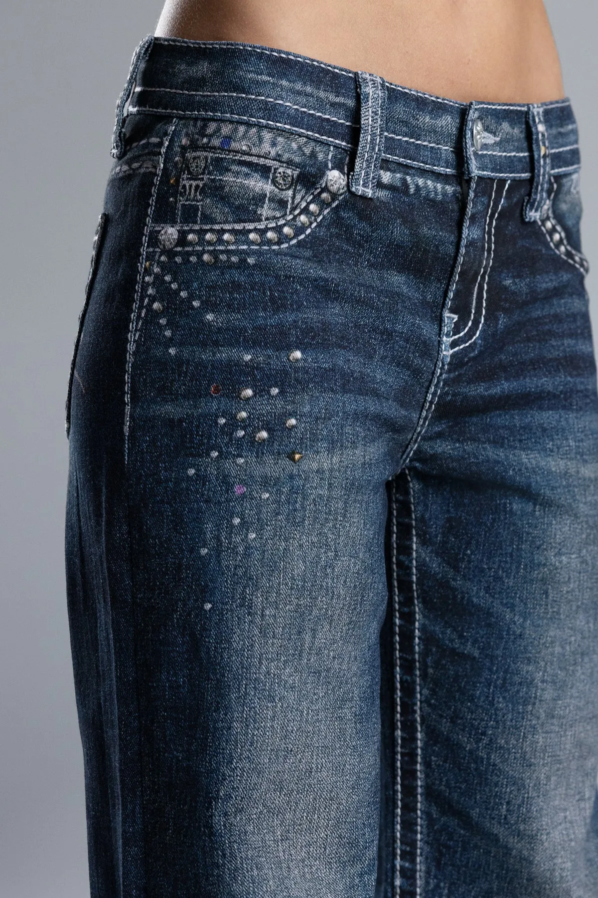 Breya Graphic Slim Wide sold by Miss Me product image thumbnail 4