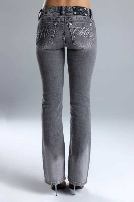 Skylar Low Rise Bootcut Jeans sold by Miss Me