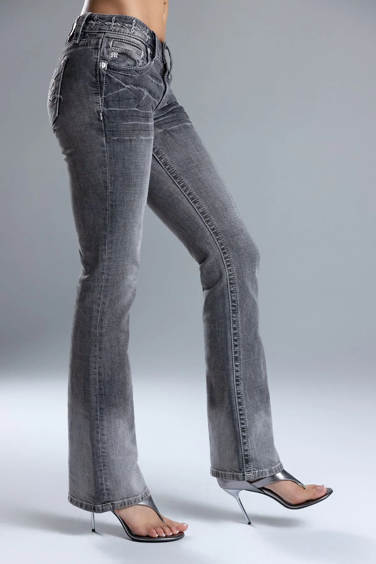 Skylar Low Rise Bootcut Jeans sold by Miss Me product image thumbnail 5