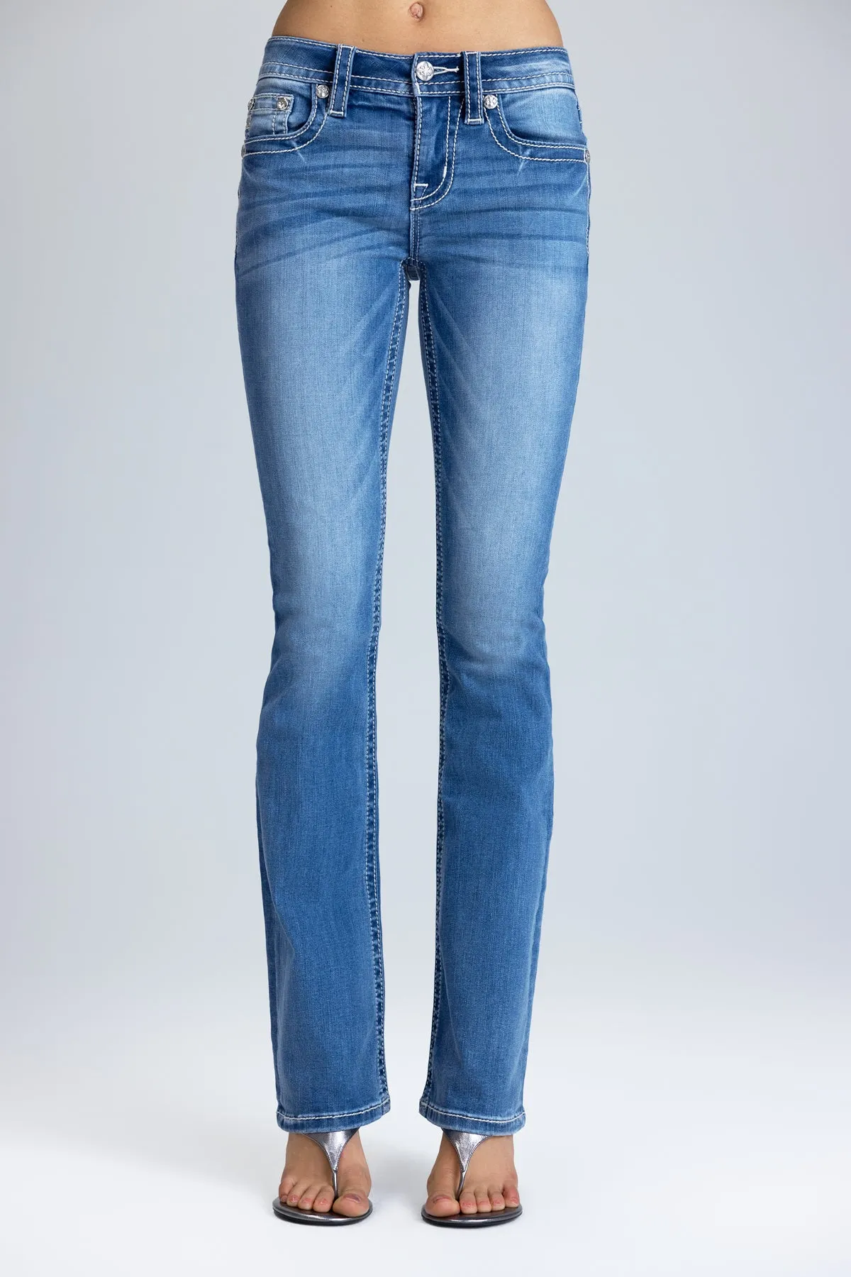 Araiza Stitched Bootcut Jeans sold by Miss Me product image thumbnail 5