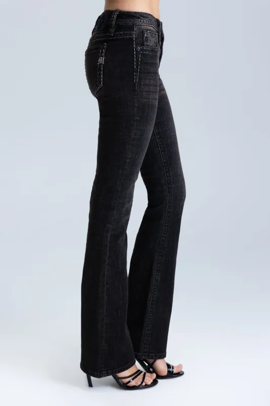 Oralee Stitched Bootcut Jeans made by Miss Me