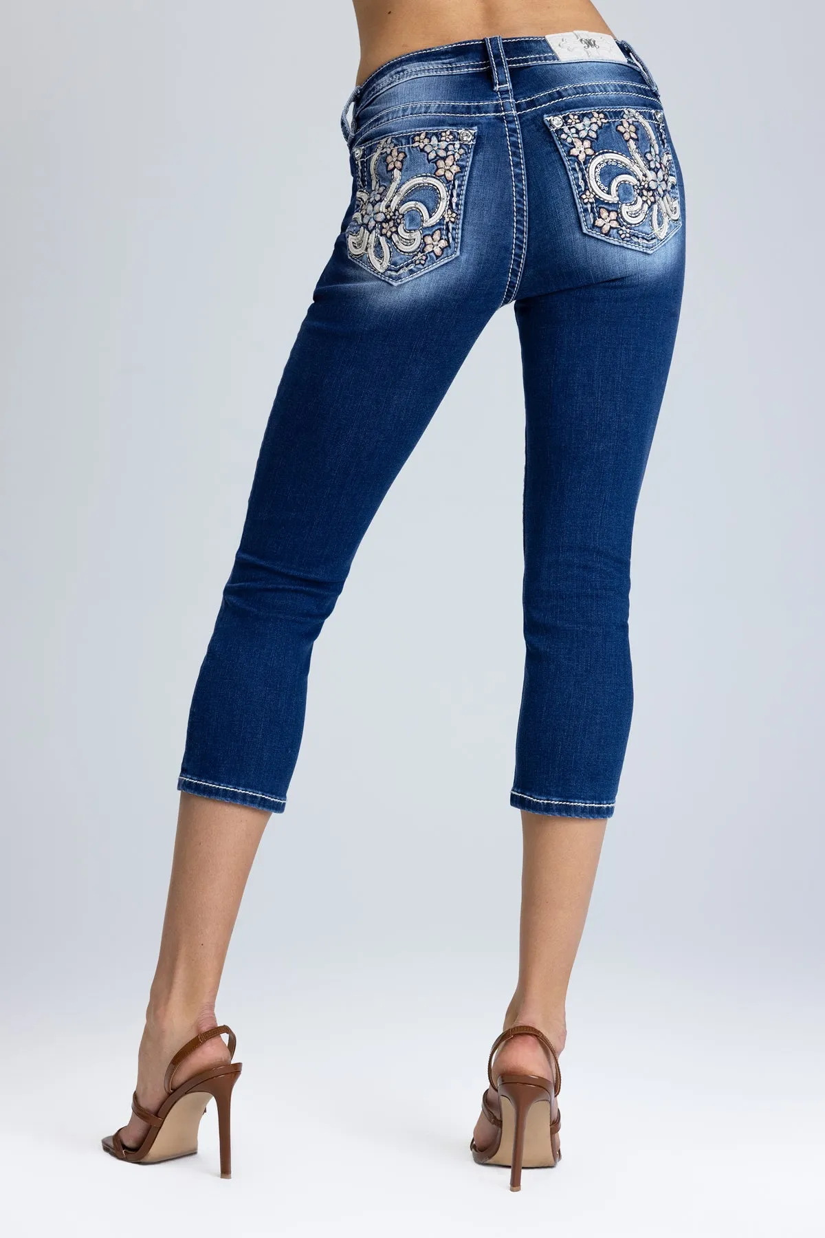 Ellora Fleur Capri Jeans sold by Miss Me