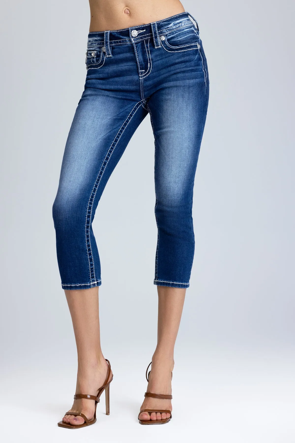 Ellora Fleur Capri Jeans sold by Miss Me product image thumbnail 5