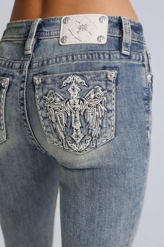 Reign Bootcut Jeans made by Miss Me