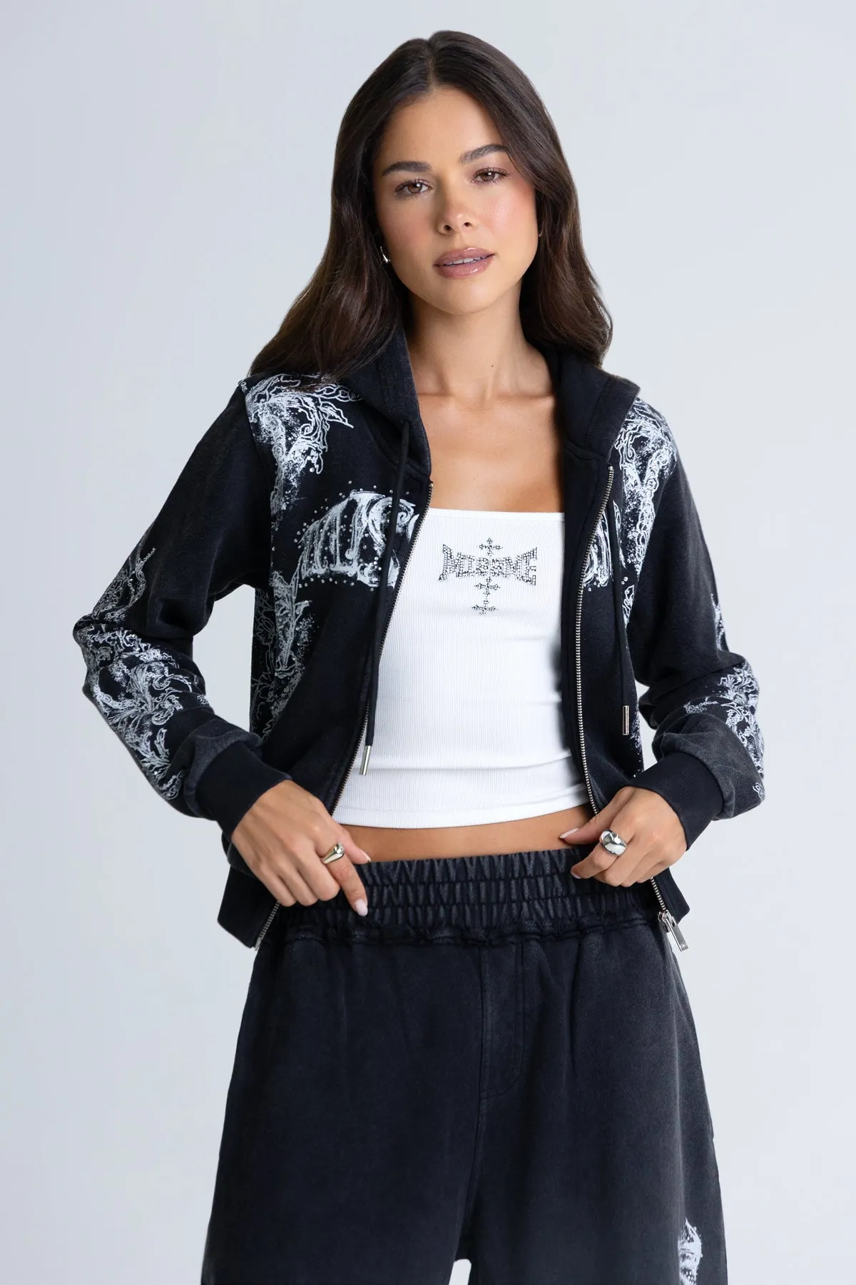 First Class Hoodie sold by Miss Me product image thumbnail 3