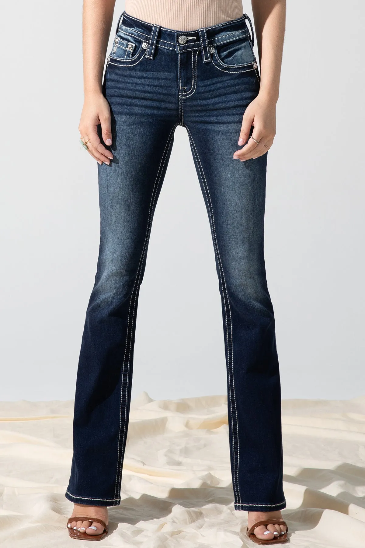 Aztec Accent Bootcut Jeans sold by Miss Me product image thumbnail 2