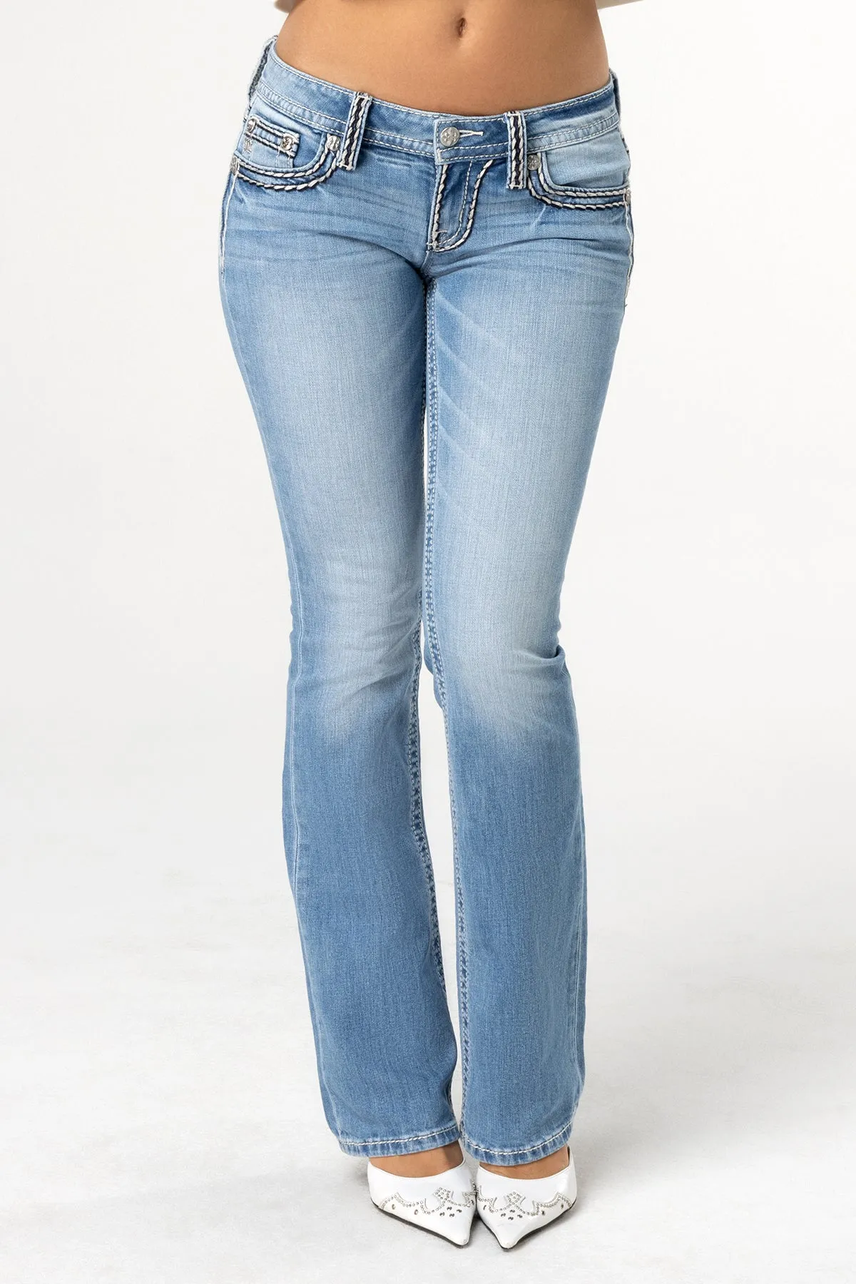 Cleo Stitched Bootcut Jeans sold by Miss Me product image thumbnail 4