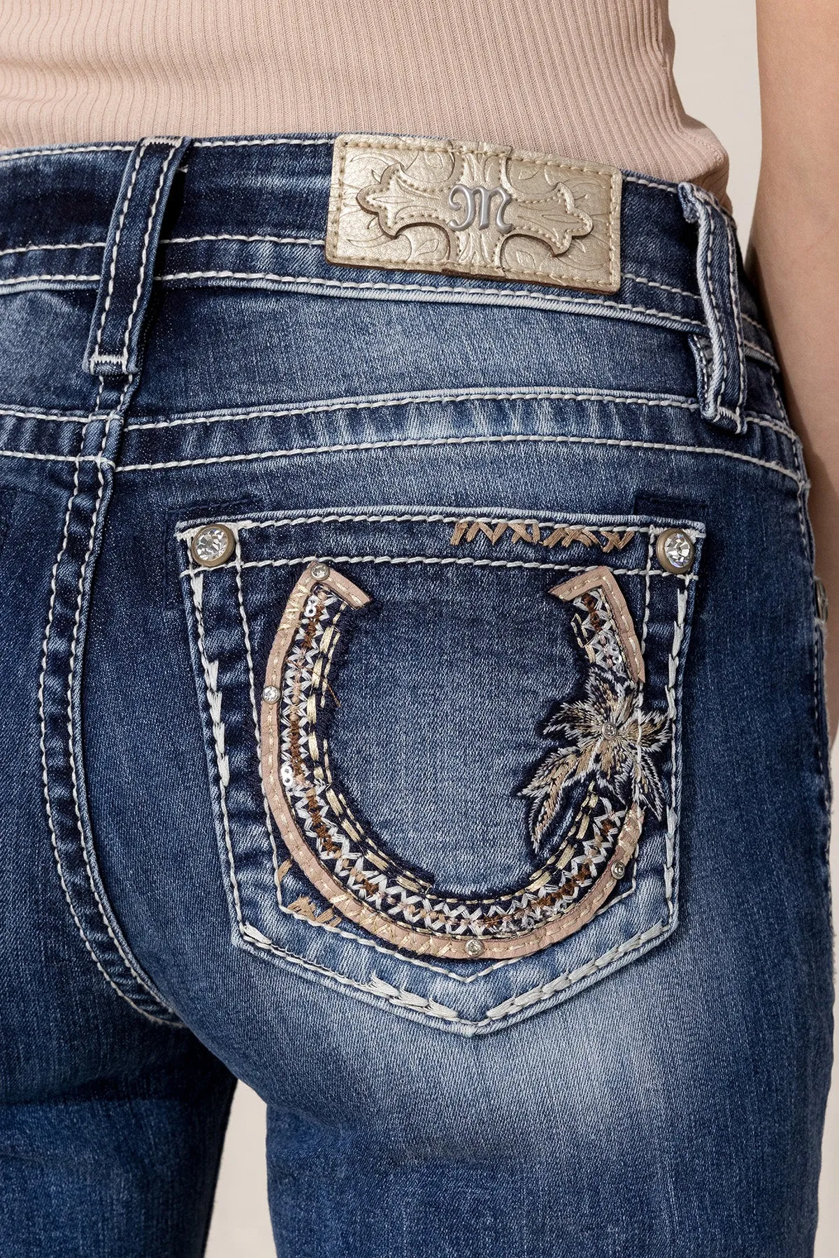 Wild Horseshoe Bootcut Jeans sold by Miss Me product image thumbnail 2