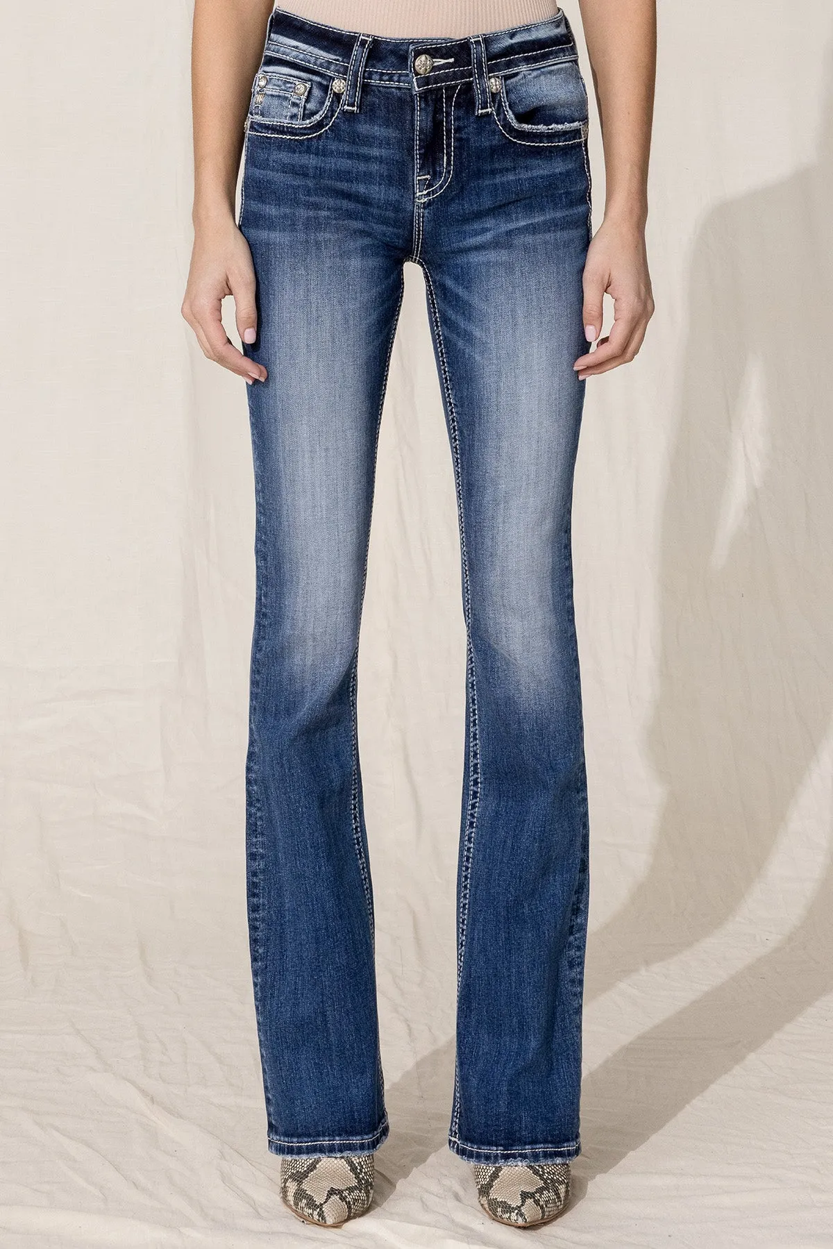 Wild Horseshoe Bootcut Jeans sold by Miss Me product image thumbnail 3