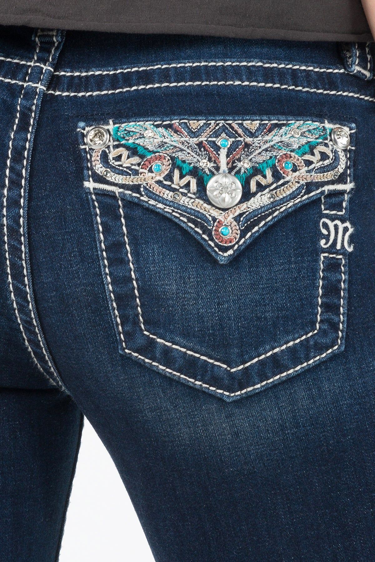 Angelic Aztec Bootcut Jeans sold by Miss Me product image thumbnail 2