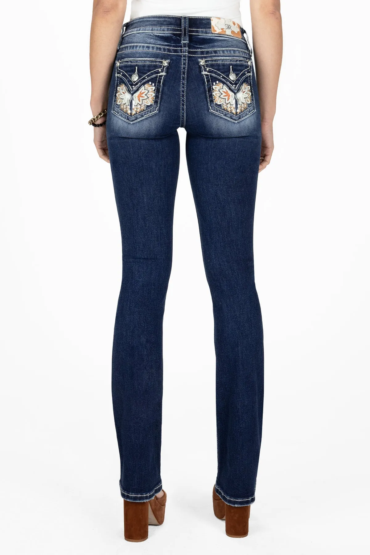 Cow Angel Wings Bootcut Jeans sold by Miss Me