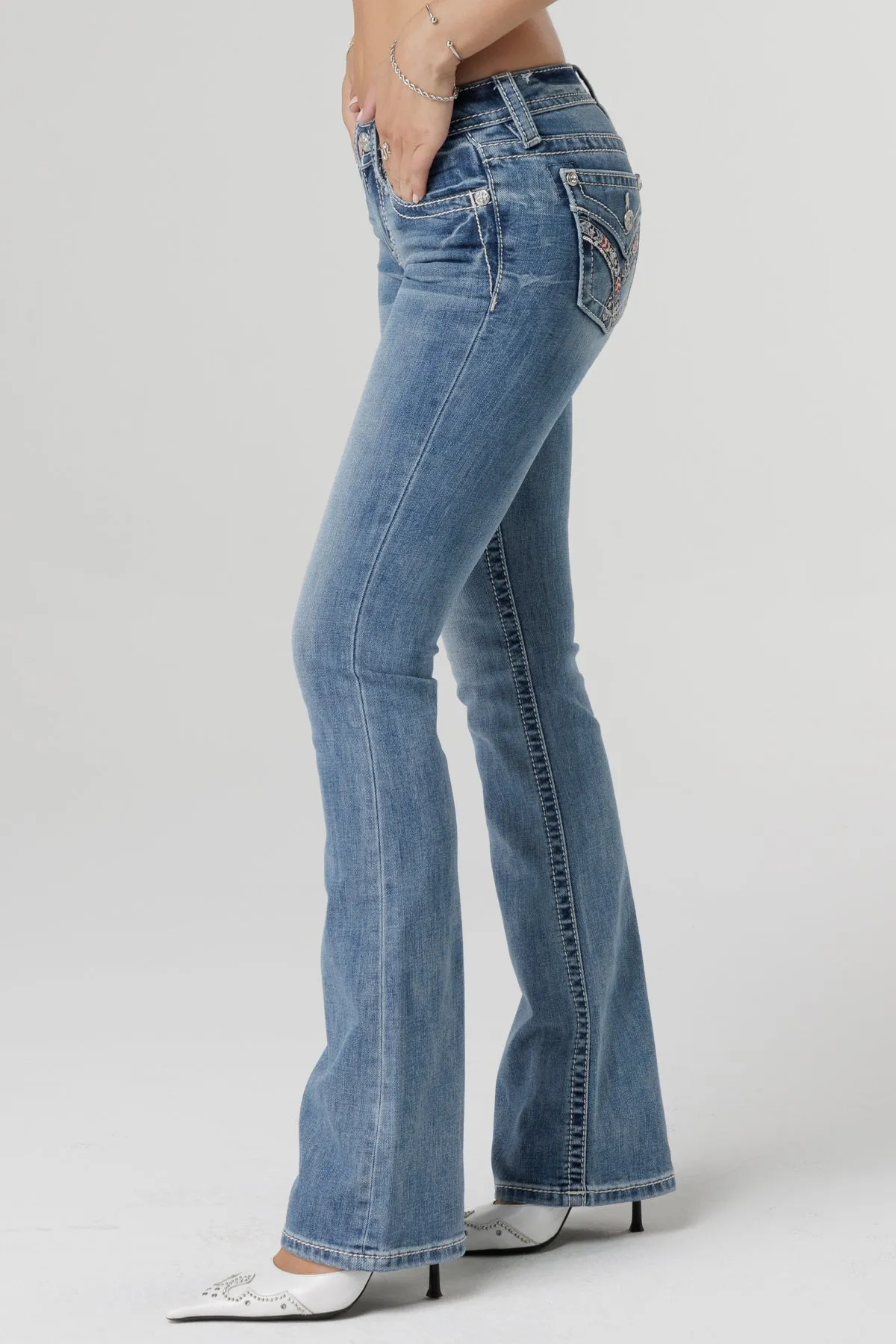 Americana Crossroads Bootcut Jeans sold by Miss Me product image thumbnail 3