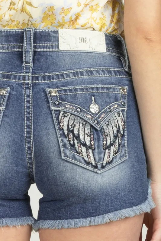 Starry Americana Wing Shorts sold by Miss Me