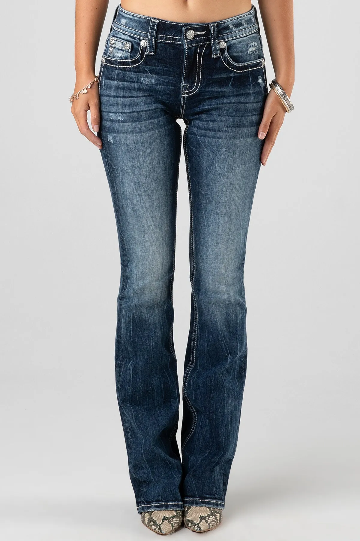 Distant Dream Bootcut Jeans sold by Miss Me product image thumbnail 2