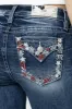 Stars & Stripes Border Bootcut Jeans sold by Miss Me