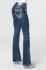 Stars & Stripes Border Bootcut Jeans sold by Miss Me