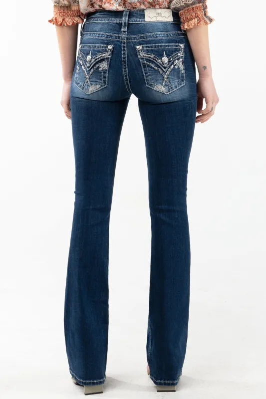 Brushed Across Bootcut Jeans sold by Miss Me