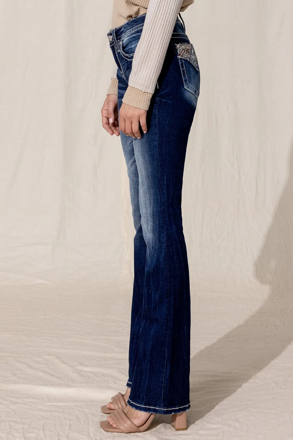 Paisley Block Bootcut Jeans sold by Miss Me product image thumbnail 3