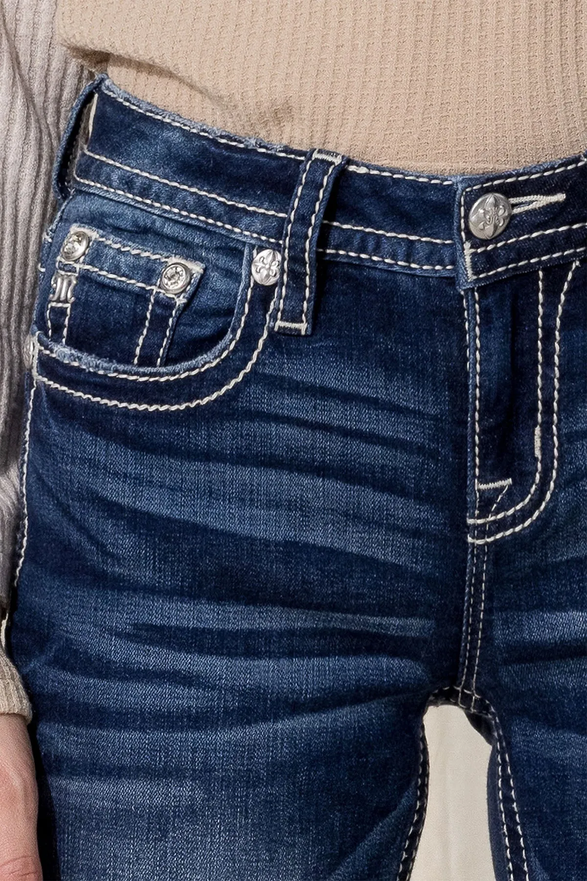 Paisley Block Bootcut Jeans sold by Miss Me product image thumbnail 5