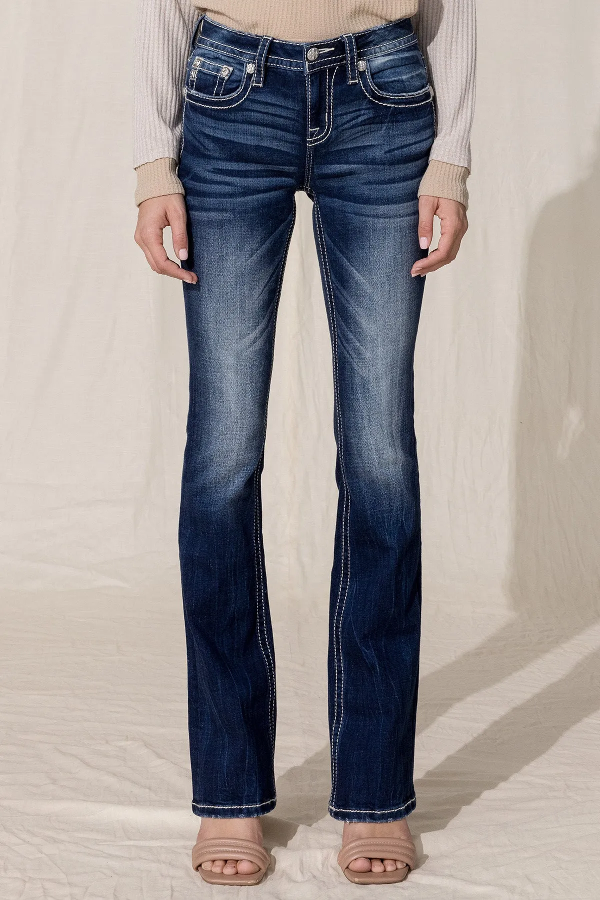 Paisley Block Bootcut Jeans sold by Miss Me product image thumbnail 2