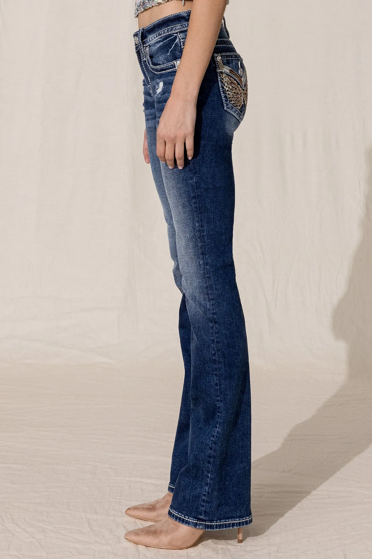 Natures Wing Bootcut Jeans sold by Miss Me product image thumbnail 3