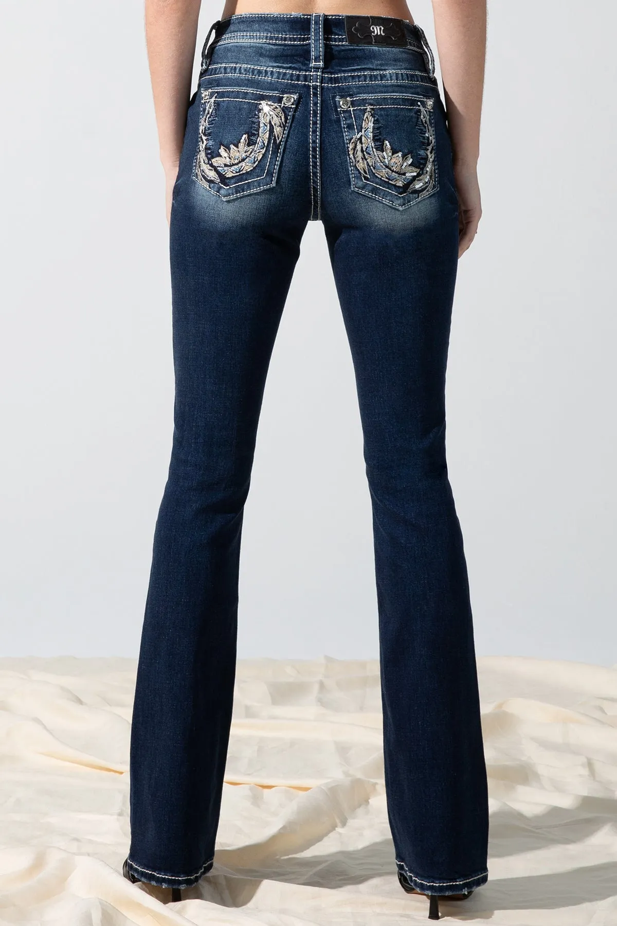 Horseshoe Effect Bootcut Jeans sold by Miss Me