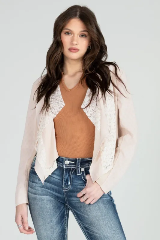 Waterfall Crochet Cardigan sold by Miss Me