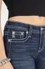Floral Peekaboo Bootcut Jeans sold by Miss Me