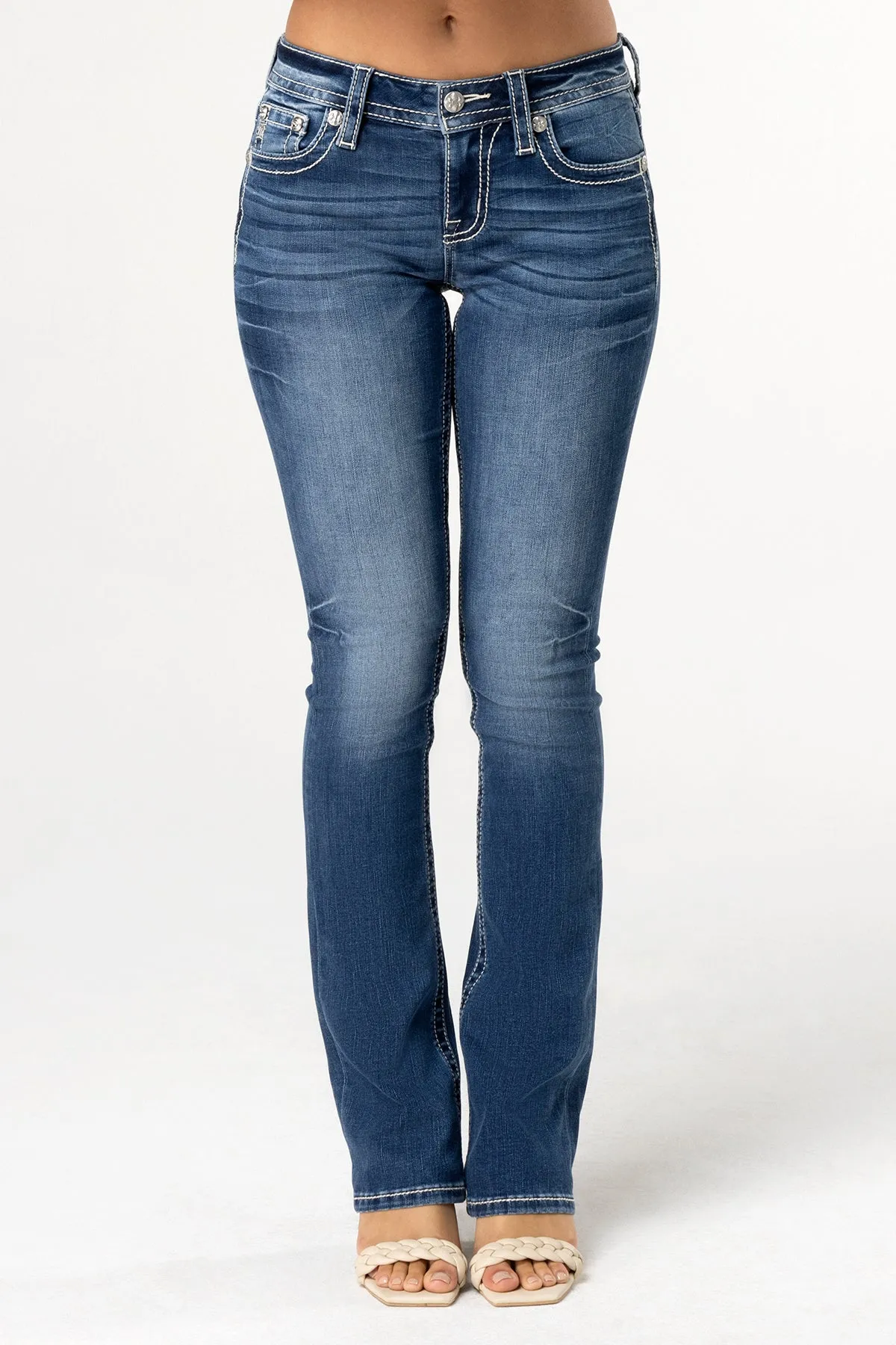 Elena Cross Bootcut Jeans sold by Miss Me product image thumbnail 3