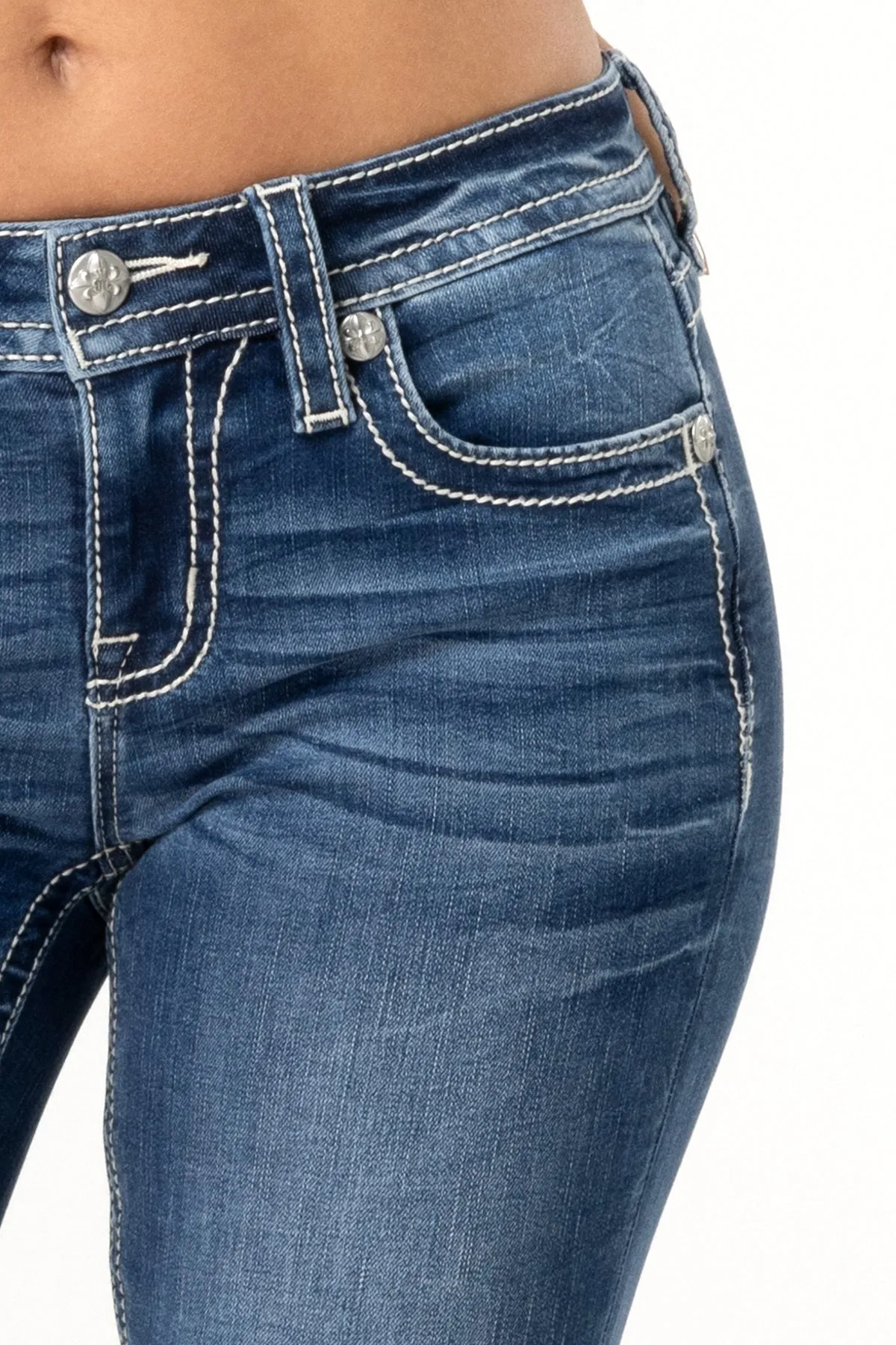 Elena Cross Bootcut Jeans sold by Miss Me product image thumbnail 5