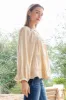 Smocked L/S Blouse sold by Miss Me