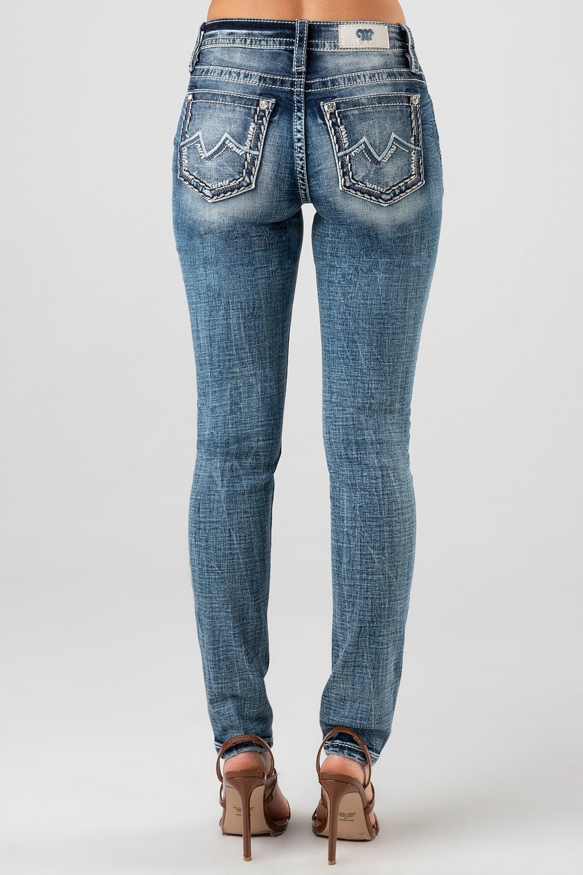 "M"possible Skinny Jeans sold by Miss Me
