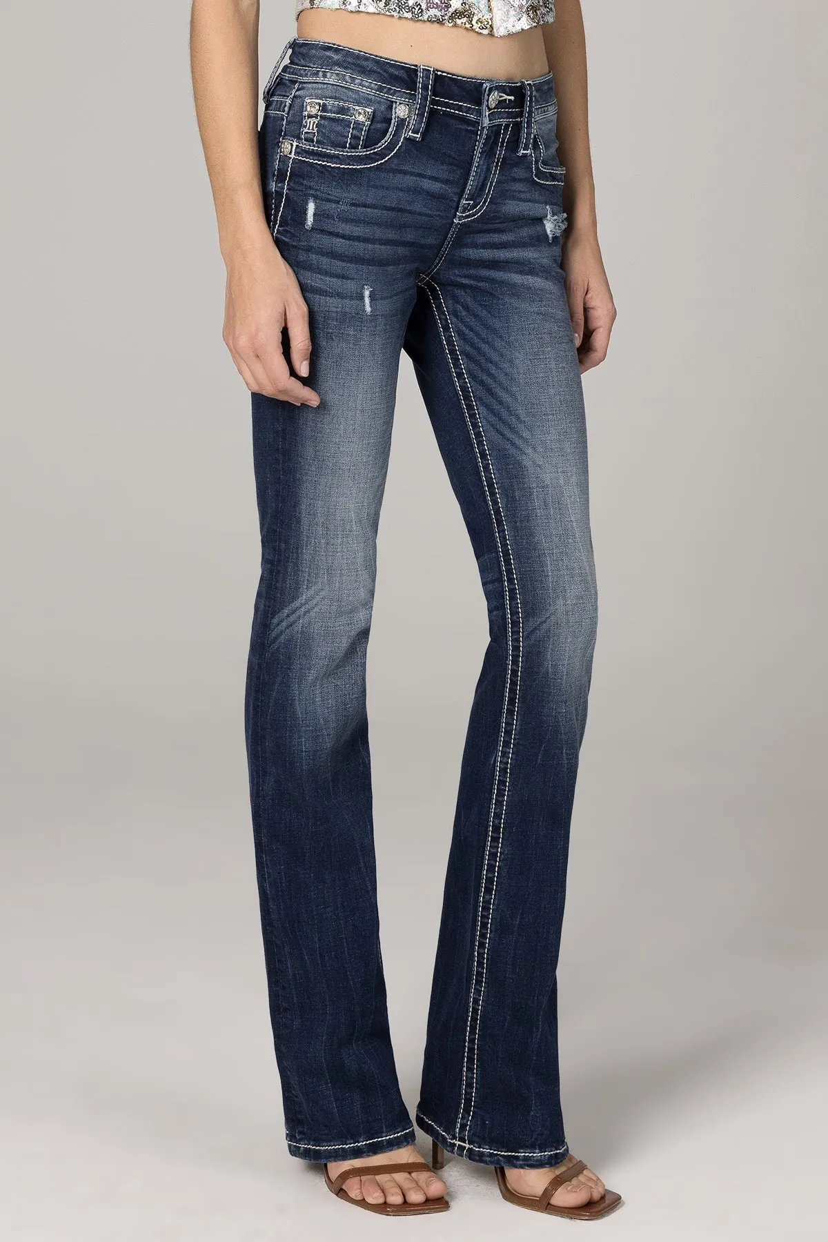 Cross Gift Bootcut Jeans sold by Miss Me product image thumbnail 5